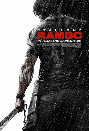 Primer cartel de Rambo (a secas)